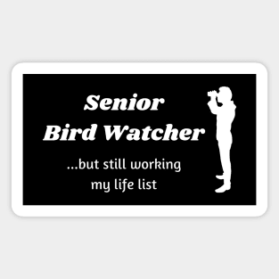 Senior Bird Watcher Magnet